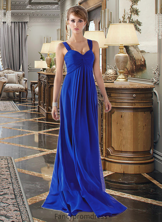 Nayeli Chiffon Floor-length Empire Sweetheart Bridesmaid Dress DRP0013212