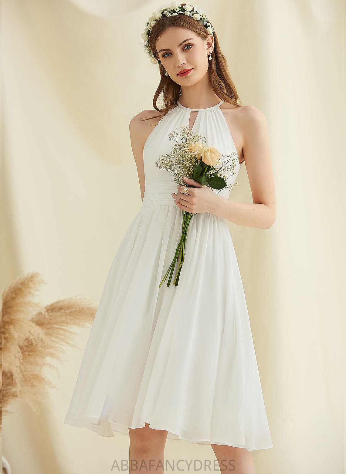 Wedding Dresses Patricia Dress A-Line Knee-Length Chiffon Wedding