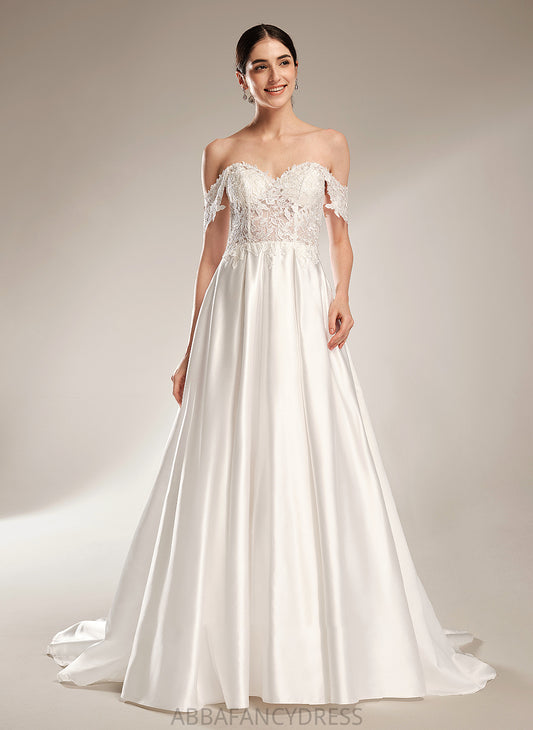 Sloane Dress Chapel Train With Wedding Dresses Ball-Gown/Princess Sequins Sweetheart Wedding