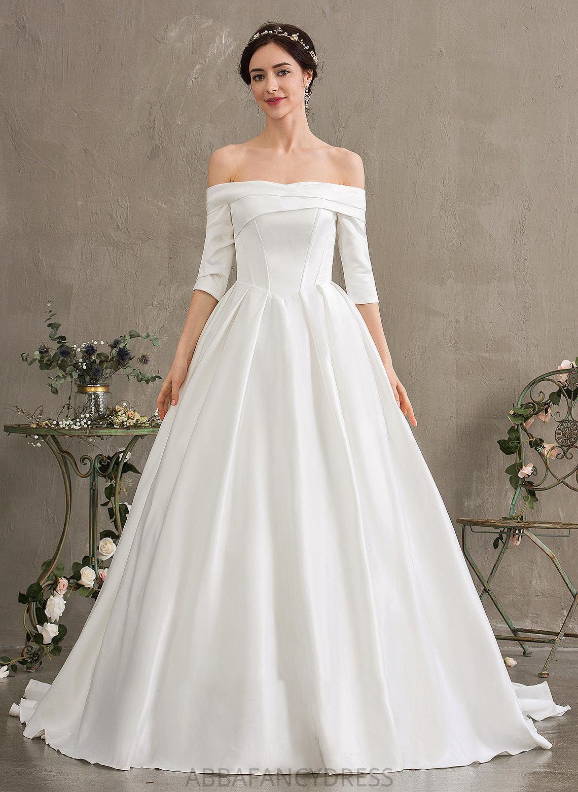 Dress Train Wedding Dresses Lexie Ball-Gown/Princess Court Wedding Satin