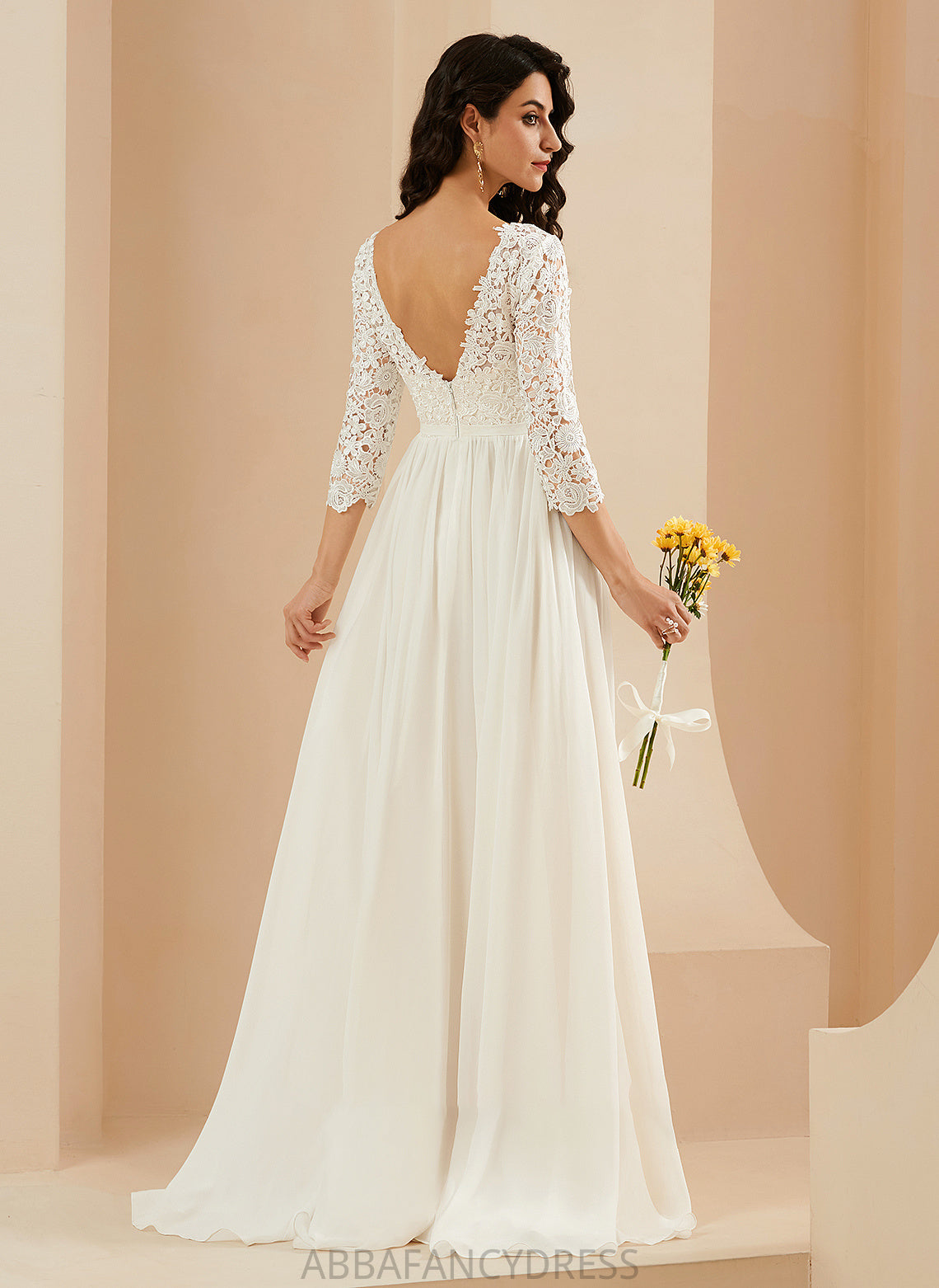 Wedding Dresses Train Wedding A-Line Fernanda Lace Sweep With Dress