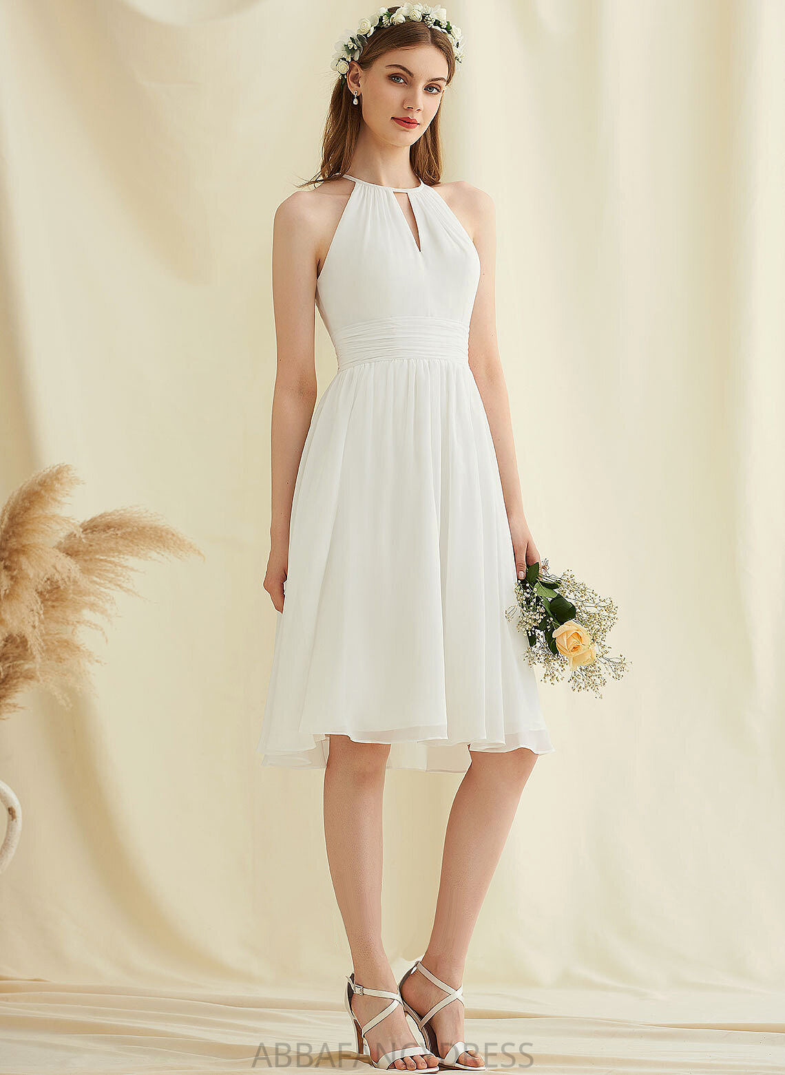 Wedding Dresses Patricia Dress A-Line Knee-Length Chiffon Wedding