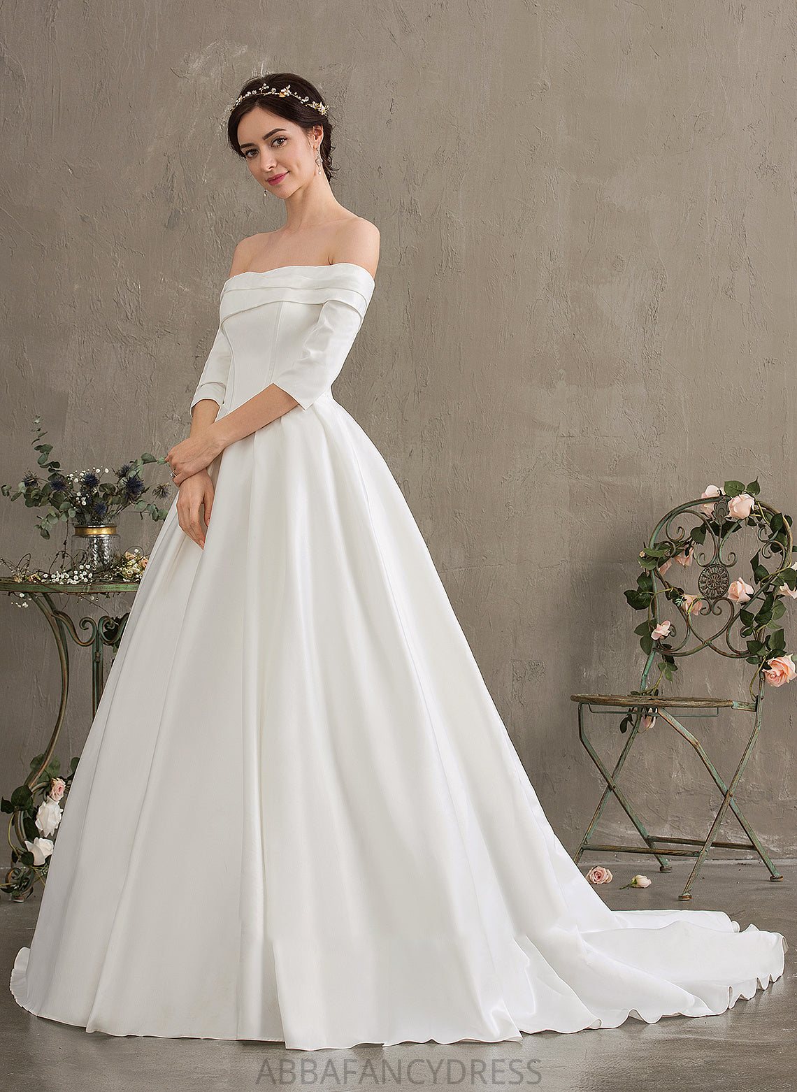 Dress Train Wedding Dresses Lexie Ball-Gown/Princess Court Wedding Satin