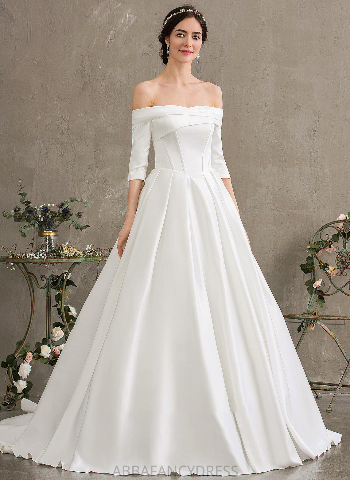 Dress Train Wedding Dresses Lexie Ball-Gown/Princess Court Wedding Satin